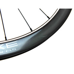 Rear disc road tubular wheel with Novatec hub