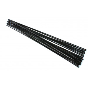 500 Rayons Sapim Leader Noir 14G J Bend - Pour Construire Ou Réparer Tes Roues De Vélo