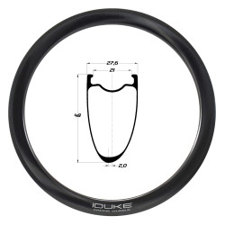 DUKE RIM BACCARA 48 Rb (RIM BRAKE)