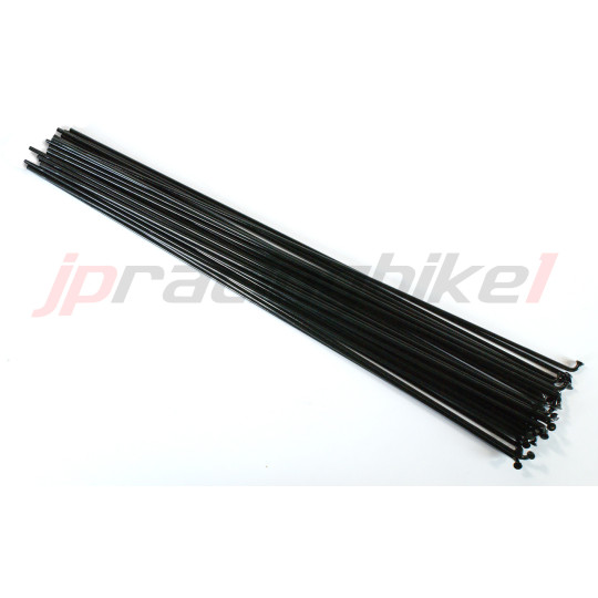 Rayons De Roue Zipp/Sapim CX-Sprint J-Bend Noir - Lot De 3, Longueur 270 Mm, Pour Roues De Vélo