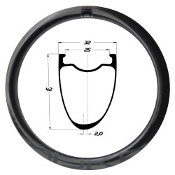 DUKE RIM BACCARA RX 42 SLR2