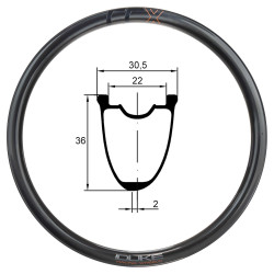 DUKE RIM CCX-MACHINE 36 SLS4