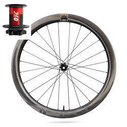 Roue avant DUKE BACCARA WRX AERO 42 SLR2 / DT SWISS 240 IS LEFTY