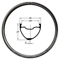 JANTE DUKE BACCARA WRX 27 SLR2 à défaut