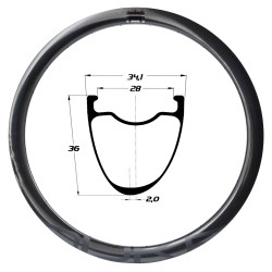 DUKE RIM BACCARA WRX 36 SLR2