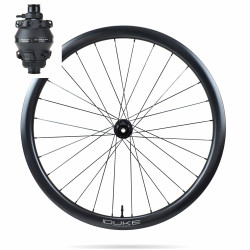 Front wheel DUKE WORLD RUNNER CARBON 35 SLR2 650b DISC / DT SWISS DYNAMO CL SP