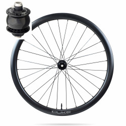 Front wheel DUKE WORLD RUNNER CARBON 35 SLR2 650B DISC / SON DELUX CL