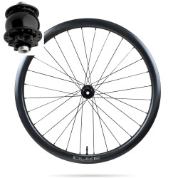 Front wheel DUKE WORLD RUNNER CARBON 35 SLR2 650B DISC / SON 28 IS