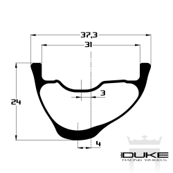 DUKE RIM LUCKY JACK SLS5 32"